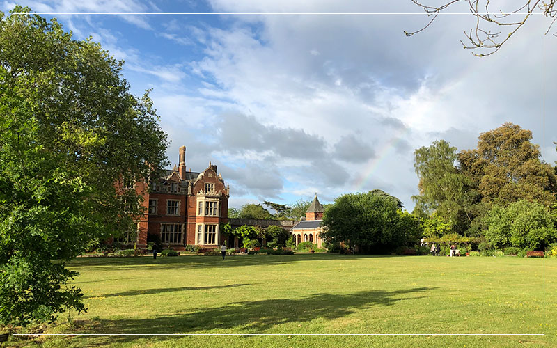 Rainbow over the Sanctuary at the Arthur Findlay College