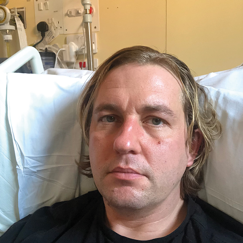 Richard Stuttle in Hospital bacterial meningitis