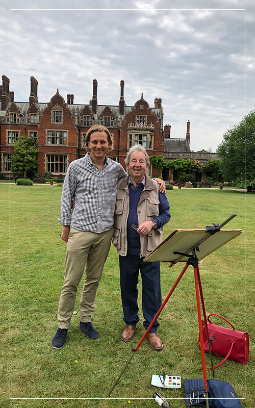 Alan and Richard Stuttle at the Arthur Findlay College