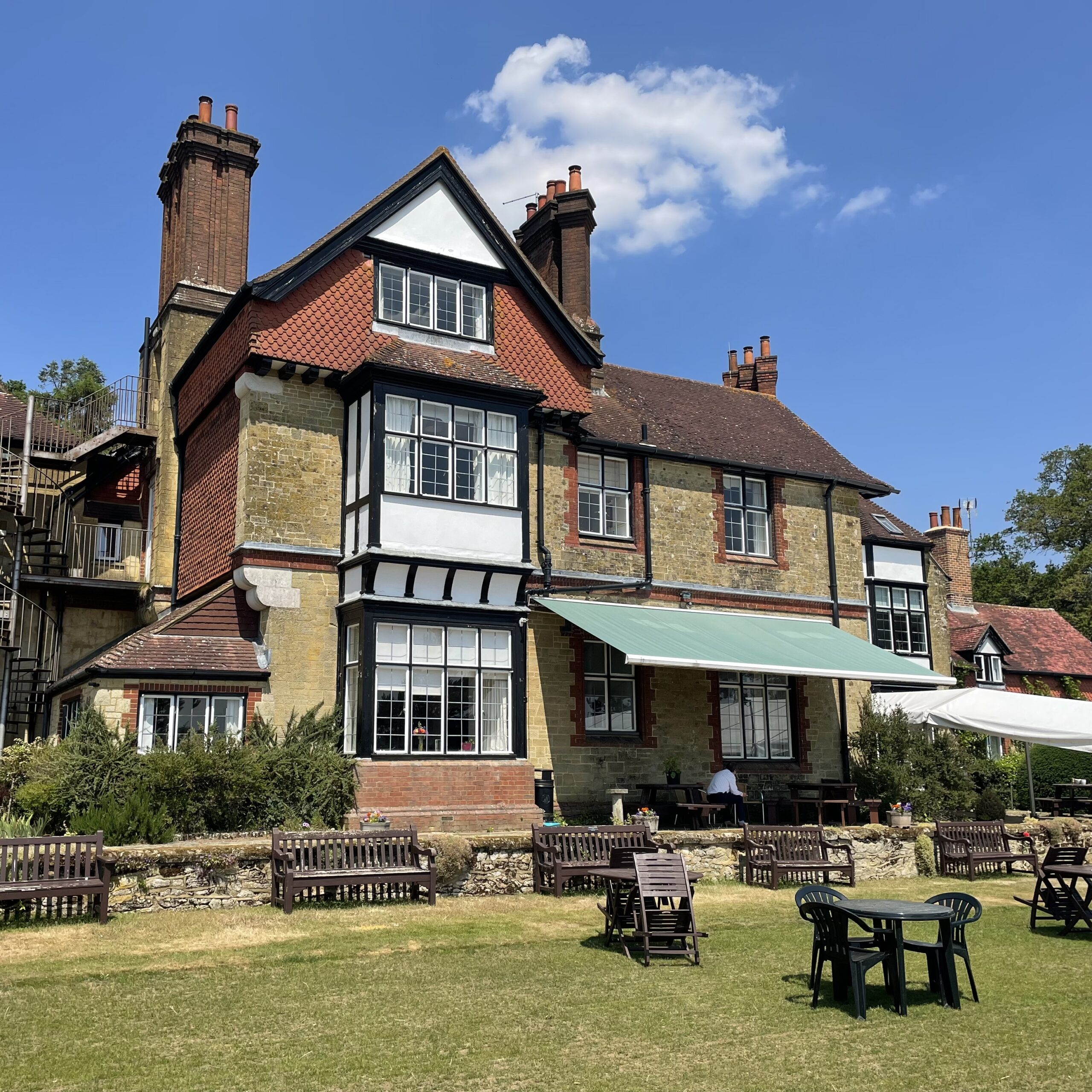 Main house at Harry Edwards Healing Sanctuary